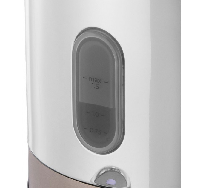 Электрочайник Russell Hobbs Distinctions Titanium, 1.5л, Strix, металл, серебристо-медный