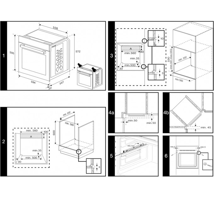 Духовой шкаф Beko электрический, 72л, A, дисплей, конвекция, черный