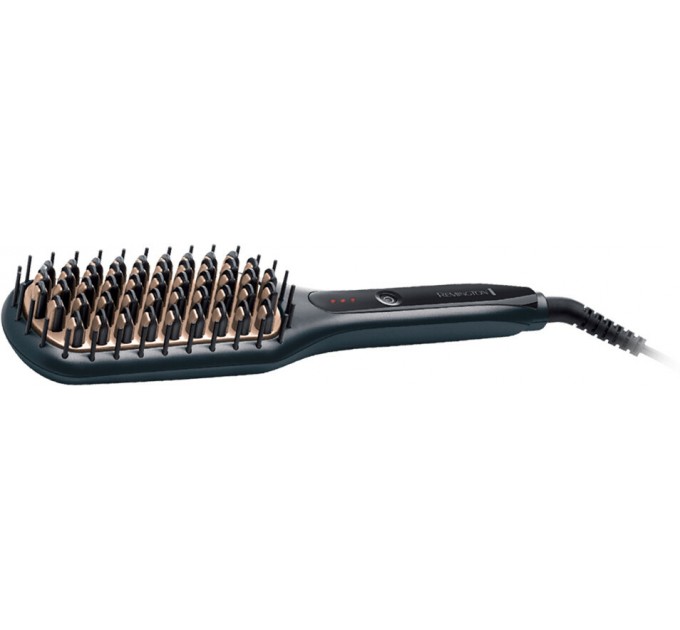Щетка-выпрямитель Remington Straight Brush, 62Вт, темп.режимов-3, 150-230С, ионизация, керамика, серый