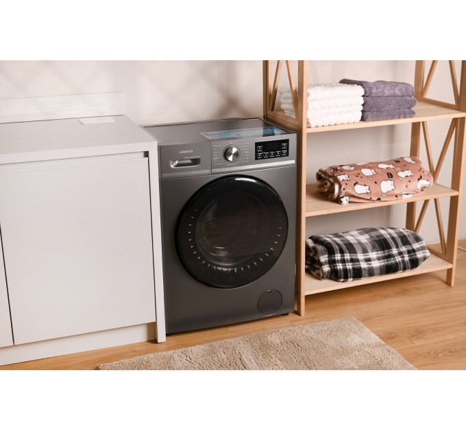Стиральная машина ARDESTO фронтальная Black Mars, 6кг, 1200, А++, 45см, дисплей, пар, серый