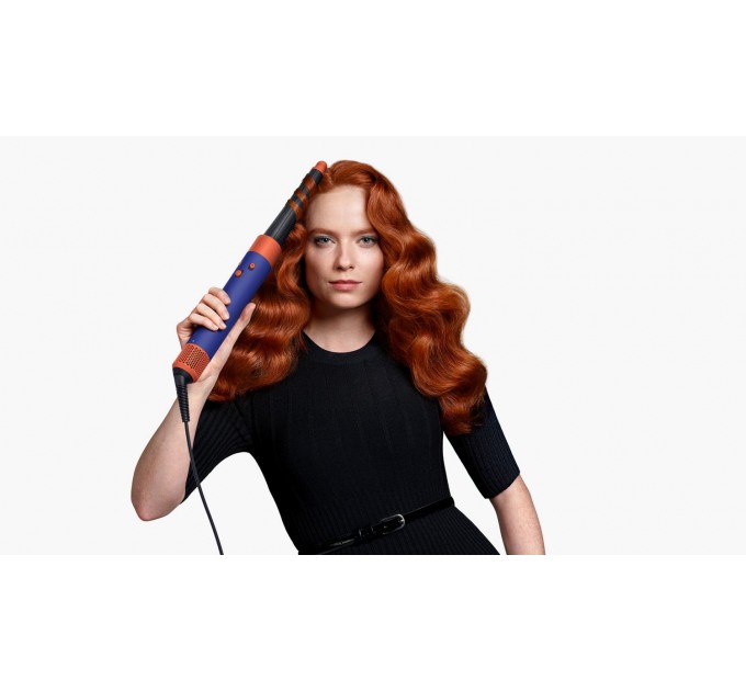 Стайлер Dyson Airwrap I.D. HS08 Curly+Coily Complete Long Vinca Blue/Topaz, 1300Вт, темп.режимов-3, насадок-6, керамика, сине-медный
