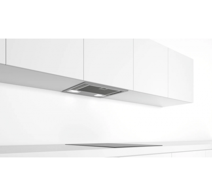 Вытяжка Bosch встраиваемая, 53см, 302м.куб/ч, нерж