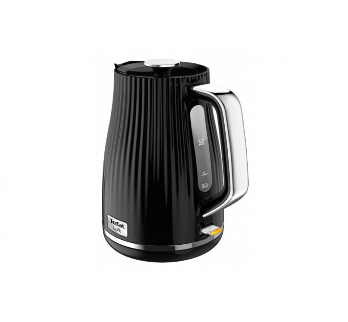 Электрочайник Tefal Loft 1.7л, Strix, пластик, черный