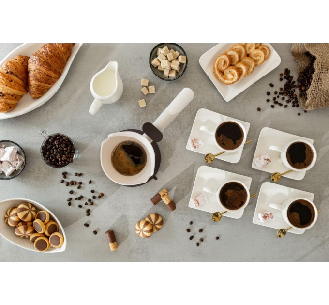 Кофеварка Gorenje электротурка 0.35л, молотый, на 2 чашки, бежевый