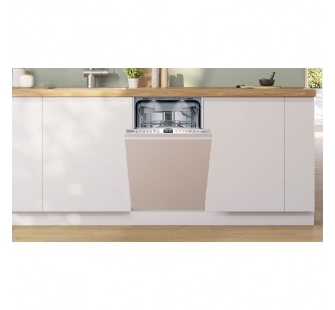 Посудомоечная машина Bosch встраиваемая, 10компл., C, 45см, дисплей, 3я корзина, Zeolith, белый