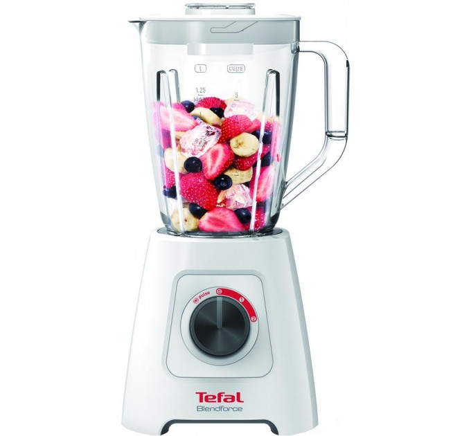 Блендер Tefal стационарный Blendforce 600Вт, чаша-1250мл, белый