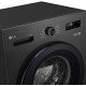 Стиральная машина LG фронтальная, 6.5кг, 1200, A+++, 44см, дисплей, пар, инвертор, черный
