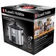 Медленноварка Russell Hobbs CompactHome, 145Вт, чаша-2л, механическое управл., съемная крышка, нерж. сталь, серый
