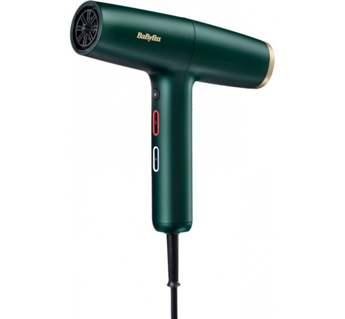 Фен Babyliss Air Power Pro, 1700Вт, 3 режими, дифузор, іоніз-я, хол. обдув, зелений