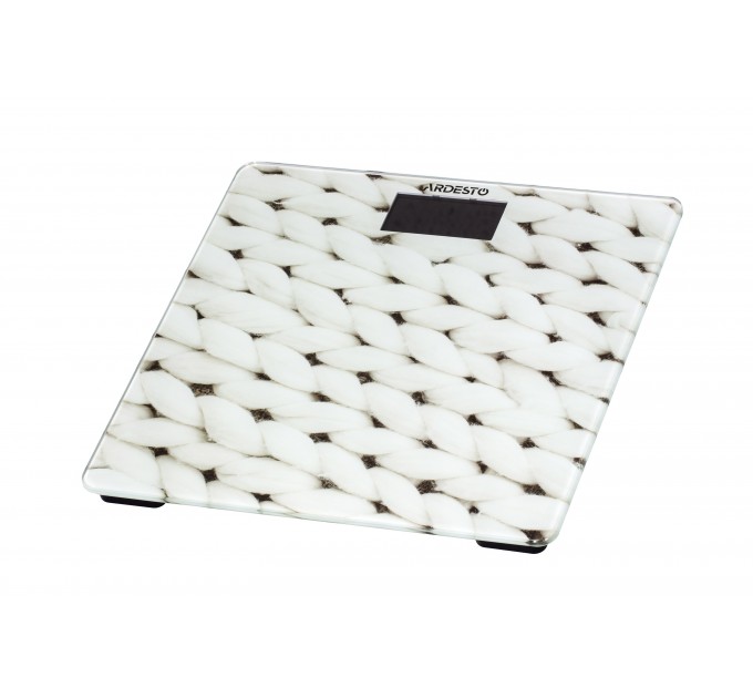 Весы ARDESTO напольные Knit, 150кг, AAAx2 в компл, стекло, многоцветные