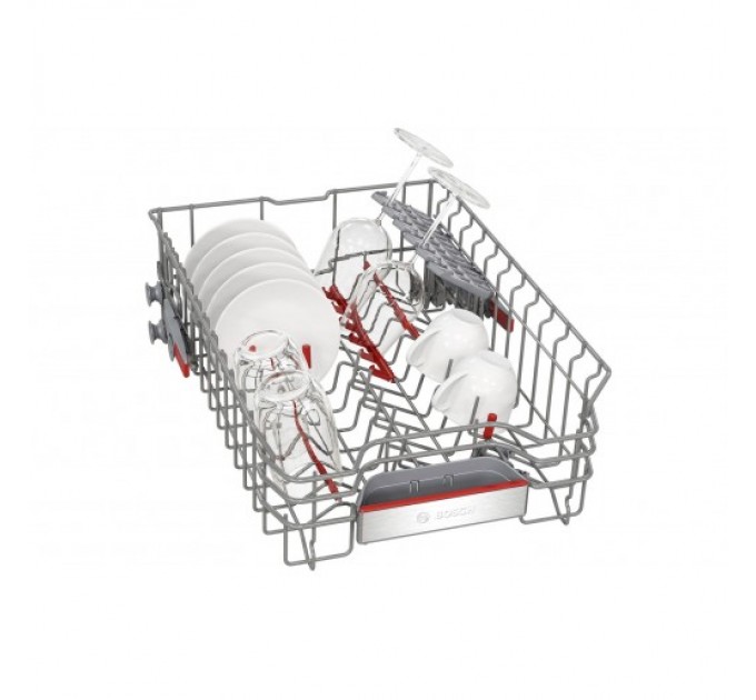 Посудомоечная машина Bosch встраиваемая, 10компл., C, 45см, дисплей, 3я корзина, Zeolith, белый