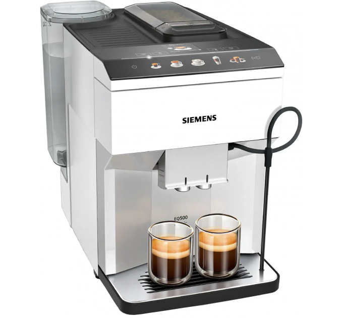 Кофемашина Siemens 1.9л, зерно + молоко, автомат.капучинатор, авторецептов - 10, белый