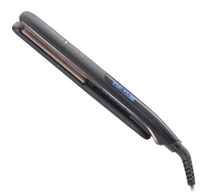 Випрямляч Remington ProLuxe Midnight Edition, 52Вт, темп.режимів-10, 150-230С, дисплей, кераміка, чорний