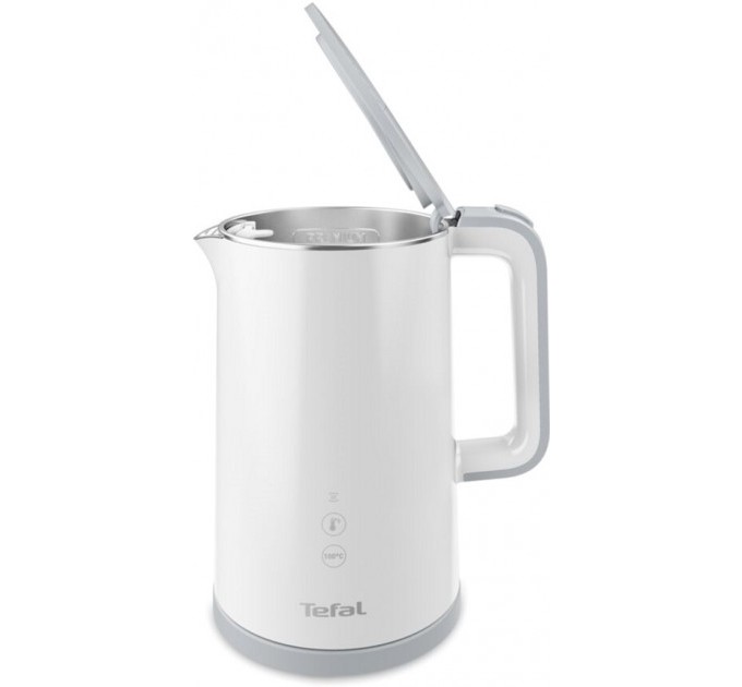 Електрочайник Tefal Sense kettle 1.7л, Strix, з подвійними стінками, 5 темп.реж, чорний