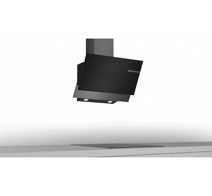 Витяжка Bosch похила, 60см, 616 м.куб/год, чорний