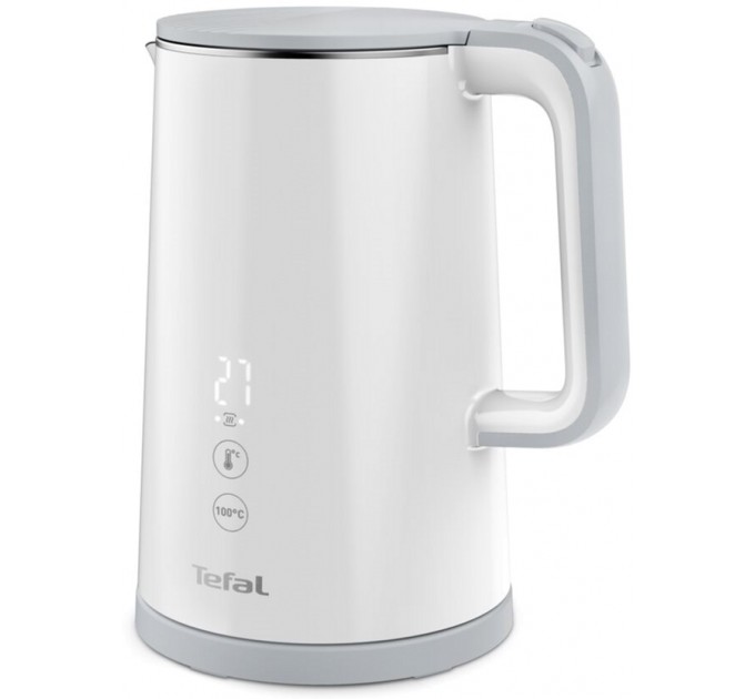 Електрочайник Tefal Sense kettle 1.7л, Strix, з подвійними стінками, 5 темп.реж, чорний