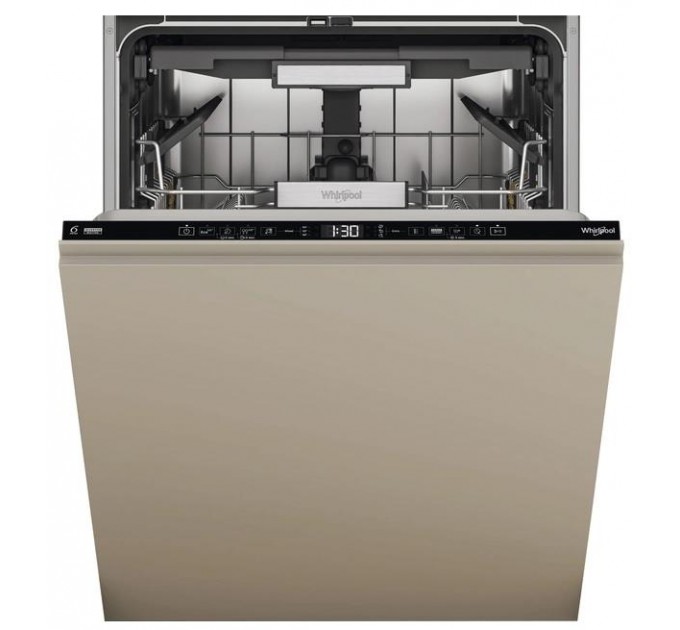 Посудомоечная машина Whirlpool встраиваемая, 15компл., A+++, 60см, дисплей, 3я корзина, белый