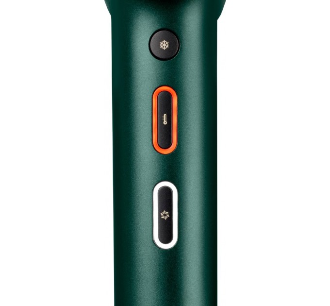 Фен Babyliss Air Power Pro, 1700Вт, 3 режими, дифузор, іоніз-я, хол. обдув, зелений