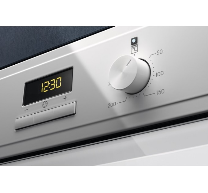 Духова шафа Electrolux електрична, 65л, A, дисплей, конвекція, білий