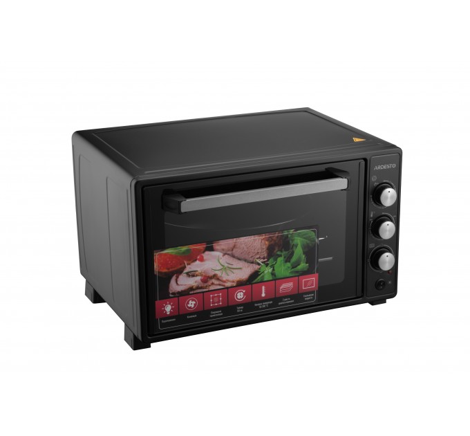 Піч електрична ARDESTO, 40л, 1300Вт, механіч., конвекція, чорний