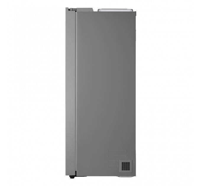 Холодильник LG SBS, 179x91х74, холод.відд.-423л, мороз.відд.-241л, 2дв., E, NF, інв., диспл внутр., сріблястий