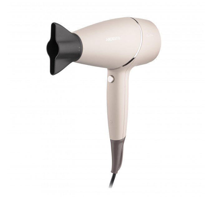 Фен ARDESTO Pearl Cream HD-Y700PERL, 1750-2100Вт, 3 скорости, 3 темп.режима, бежевый