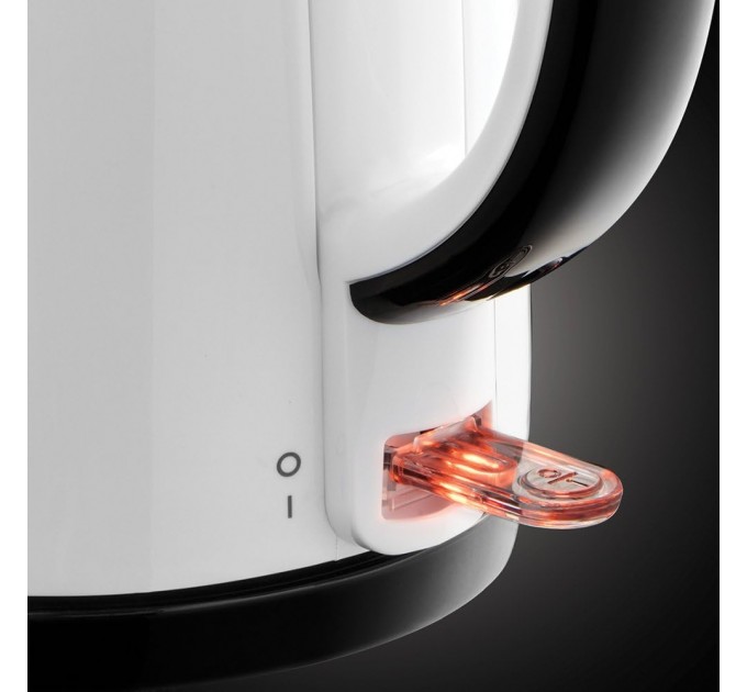 Электрочайник Russell Hobbs My Breakfast 1.7л, пластик, бело-черный