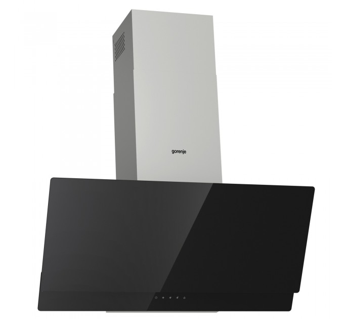 Вытяжка Gorenje наклонная, 90см, 608м.куб/ч, черный