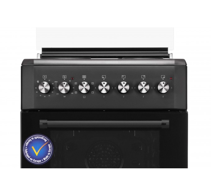 Плита ARDESTO електрична, 53л, 60x60см, конвекція, підсвічування, чорний