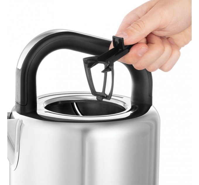 Электрочайник Russell Hobbs Distinctions Titanium, 1.5л, Strix, металл, серебристо-медный