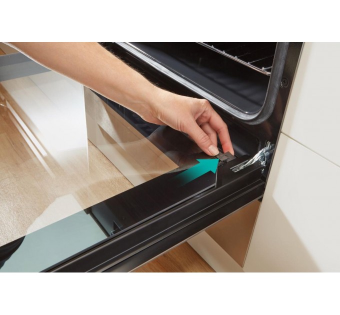 Плита Gorenje электрическая стеклокерамическая, 71л, 60x60см, дисплей, программатор, нерж