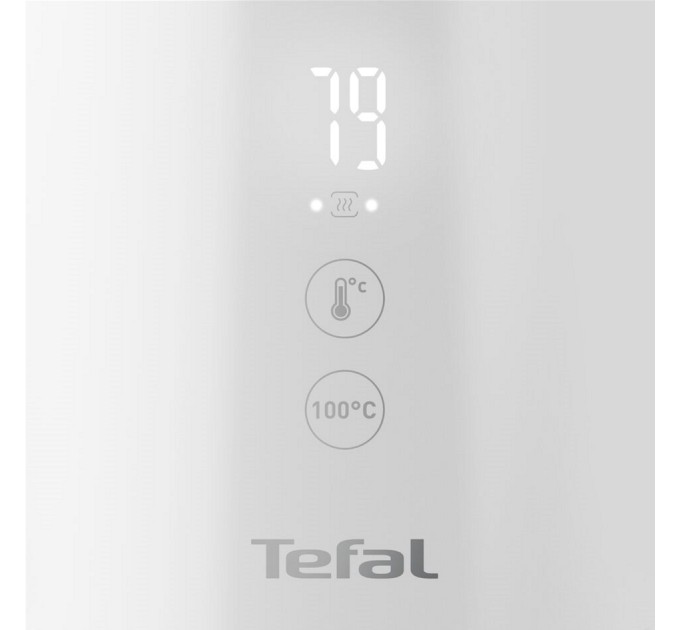 Електрочайник Tefal Sense kettle 1.7л, Strix, з подвійними стінками, 5 темп.реж, чорний