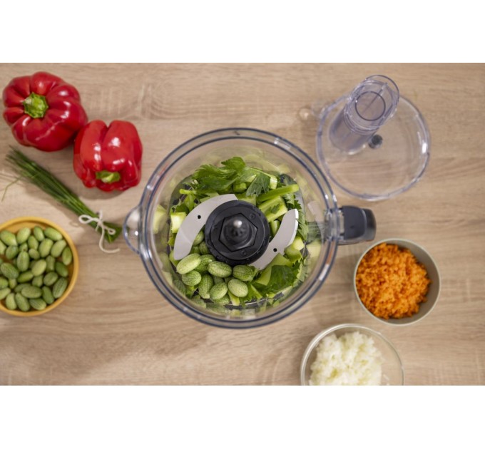 Кухонна машина Gorenje 1500Вт, чаша-пластик, корпус-метал/пластик, чорний