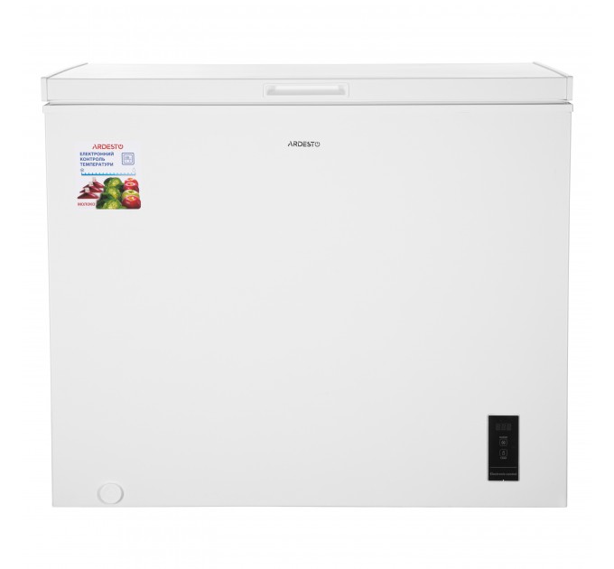 Морозильный ларь ARDESTO, 249л, А++, ST, инв., диспл внешн., режим холодильника, белый