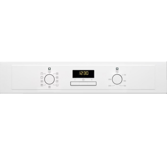 Духова шафа Electrolux електрична, 65л, A, дисплей, конвекція, білий