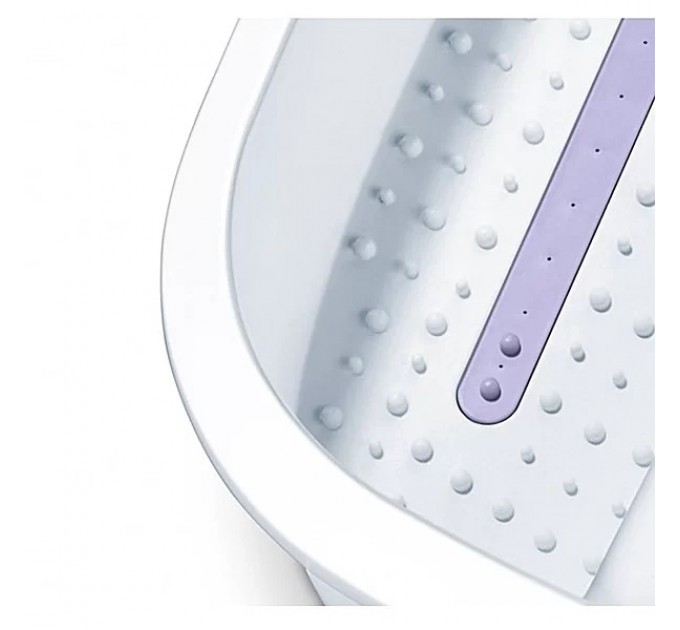 Массажная ванночка Beurer для ног, от сети , 3 режима, поддерж. температуры воды, бело-фиолетовый