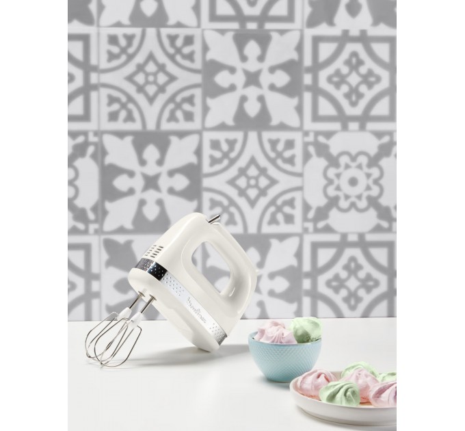 Міксер Moulinex ручний Soleil 200Вт, насадки-2, турборежим, білий