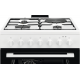 Плита Electrolux комбинированная 3 газ + 1 электро, 57л, 60x60см, конвекция, белый
