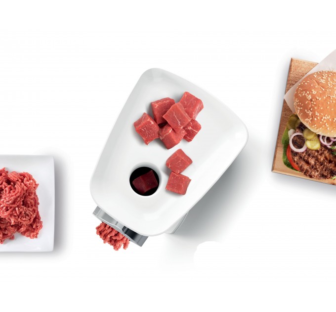 М'ясорубка Bosch MFW2514W - 1500Вт/1,7 кг-хв./шинковка/білий