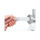 Мясорубка Bosch, 1500Вт, 1.8кг/мин, 2 решетки, насадка для колбас, кеббе, пластик, белый