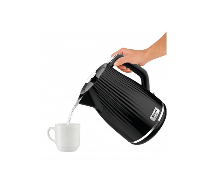Электрочайник Tefal Loft 1.7л, Strix, пластик, черный