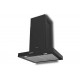 Витяжка Faber купольна, 60см, 1186м.куб/год, Stilo Comfort Bk Matt A60, чорний матовий