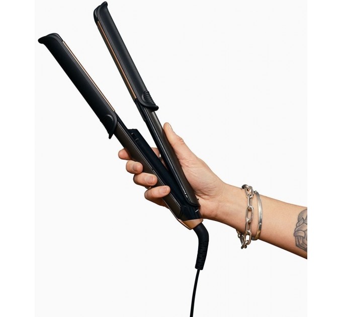 Стайлер Remington One Straight&Curl, 2в1, темп.режимов-5, 150-230С, керамика, черный