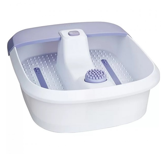 Массажная ванночка Beurer для ног, от сети , 3 режима, поддерж. температуры воды, бело-фиолетовый