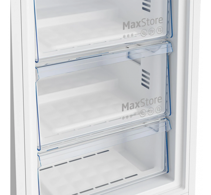 Морозильна камера Beko, 152x60x71, 220л, 1дв., E, NF, білий