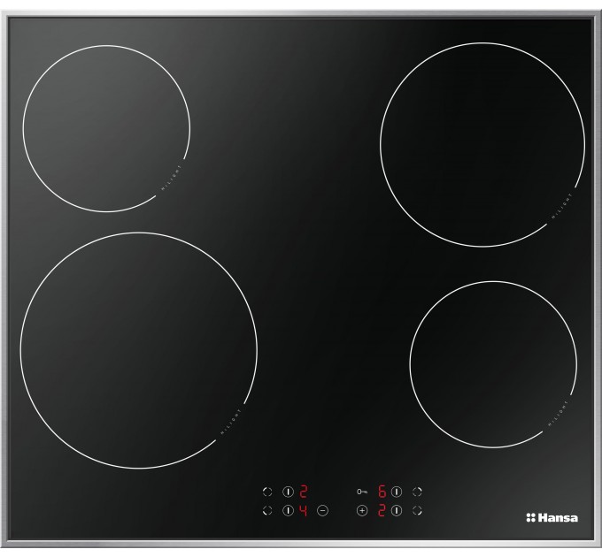 Варочная поверхность Hansa електрическая стеклокерамическая, 57,5см, черный