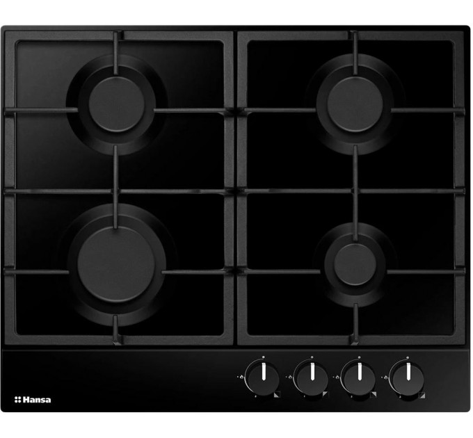 Варочная поверхность Hansa газовая, 60см, чугун, черный