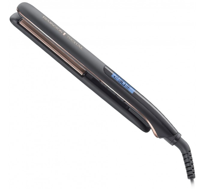 Випрямляч Remington ProLuxe Midnight Edition, 52Вт, темп.режимів-10, 150-230С, дисплей, кераміка, чорний