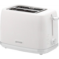 Тостер Gorenje, 850Вт, пластик/метал, білий