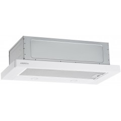 Вытяжка ARDESTO телескопическая, метал, 60см, 450м3ч, метал, 2х1Вт LED, кнопочное, белый